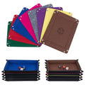 KISLANE 8-Pack Felt Dice Trays for DND, RPG, MTG, Folding Design (Rectangle)