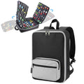 KISLANE Toy Car Storage Backpack, Diecast Organizer 108 Slots (Gray)