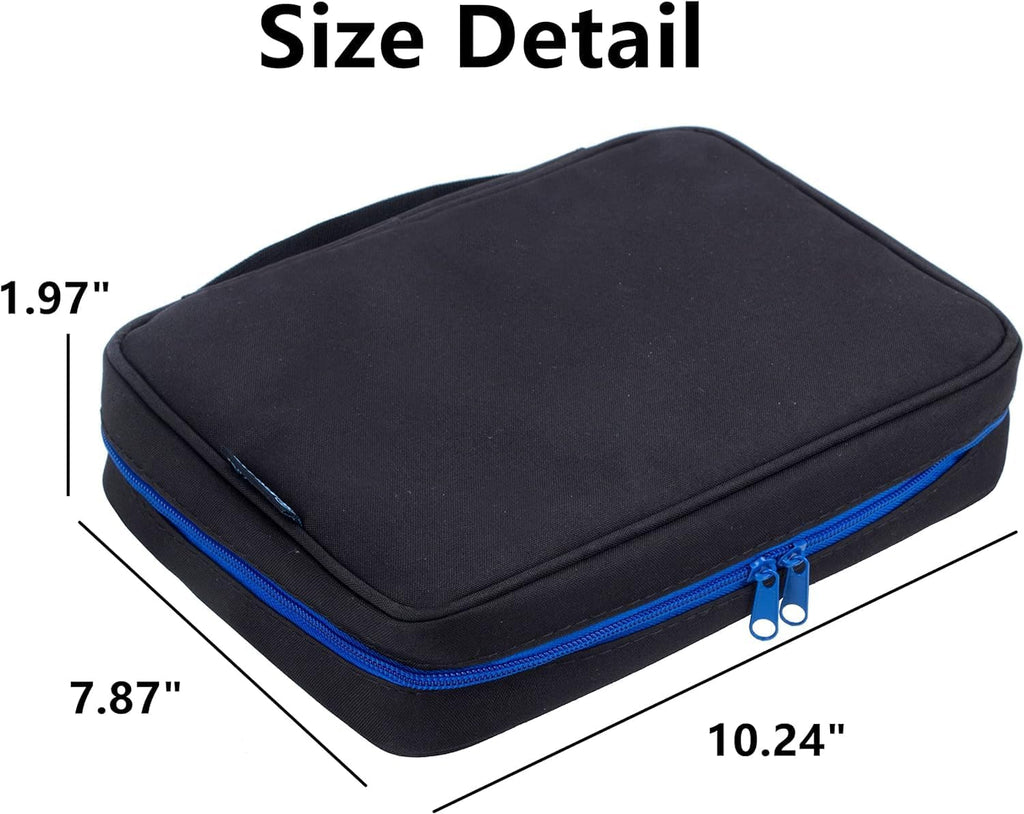 KISLANE Toy Car Storage Case, Diecast Display Case 24 Slots (Black)