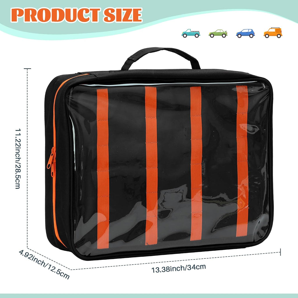 KISLANE Toy Car Storage Case, Diecast Display Case 124 Slots