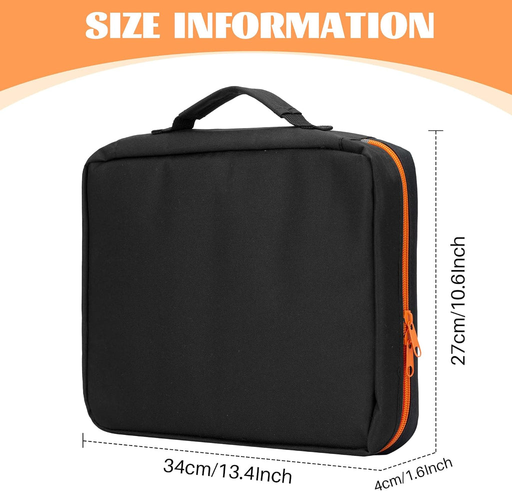 KISLANE Graded Card Storage Case, 14 Pockets for PSA BGS Cards (Black)