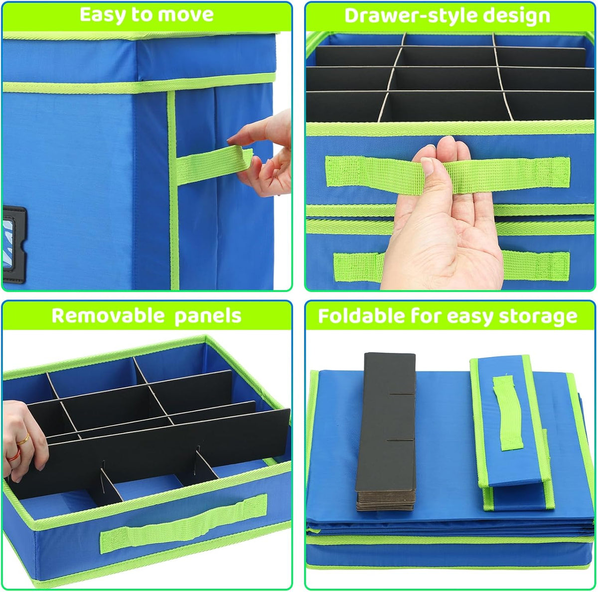 KISLANE Monster Truck Storage Organizer, 4-Layer Trucks Storage Box with 48 Compartments,Fits 1:64 Monster Trucks, Toy T