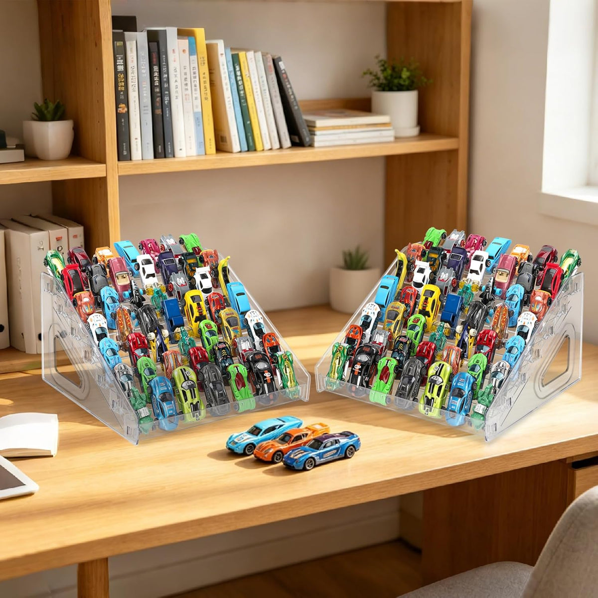 KISLANE 7-Tier Toy Car Display Case for 1:64 Toy Cars