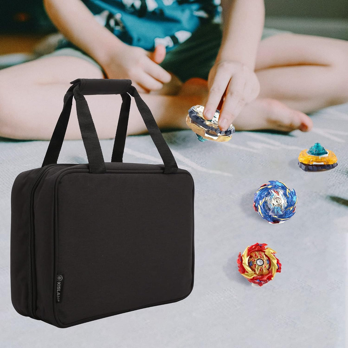 KISLANE Battle Spinner Carrying Case, 20 Slots Storage Bag