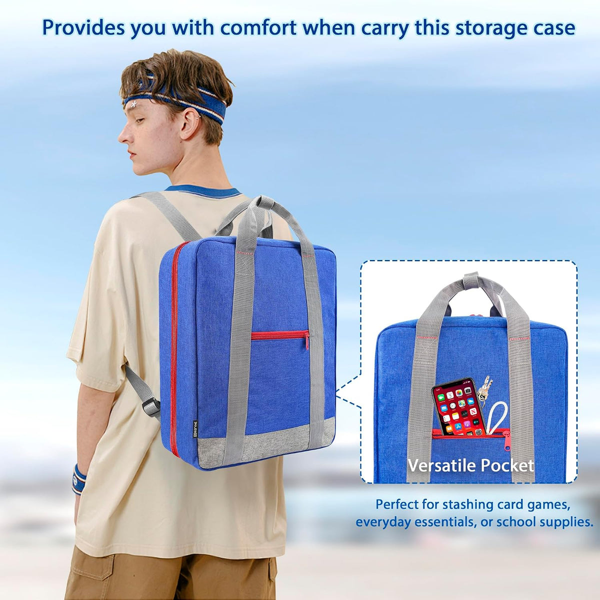 KISLANE Monster Trucks Storage Backpack - Versatile Carrying Case With Front Compartment and 2 Storage Pages for 36 Truc