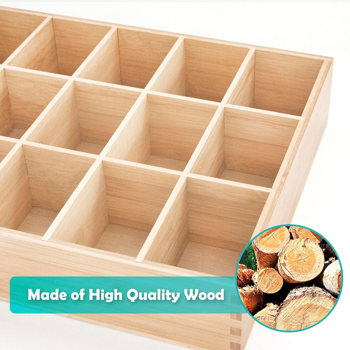 KISLANE Monster Trucks Storage Shelf, Wall Mount Storage Holds 15 (Wood)