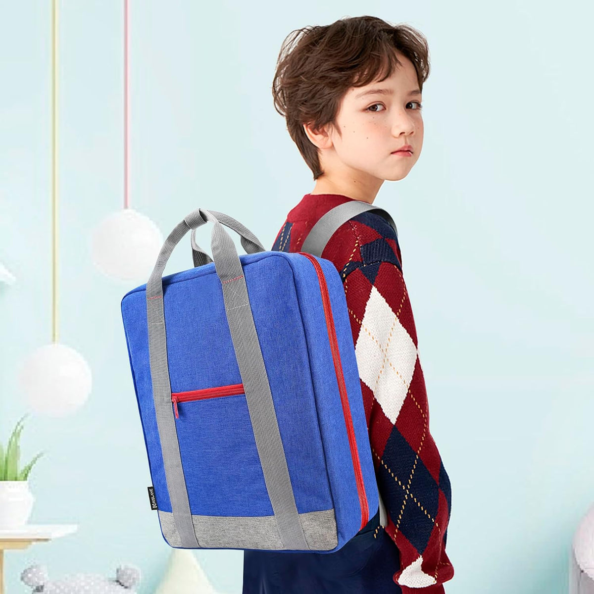 KISLANE Monster Trucks Storage Backpack - Versatile Carrying Case With Front Compartment and 2 Storage Pages for 36 Truc