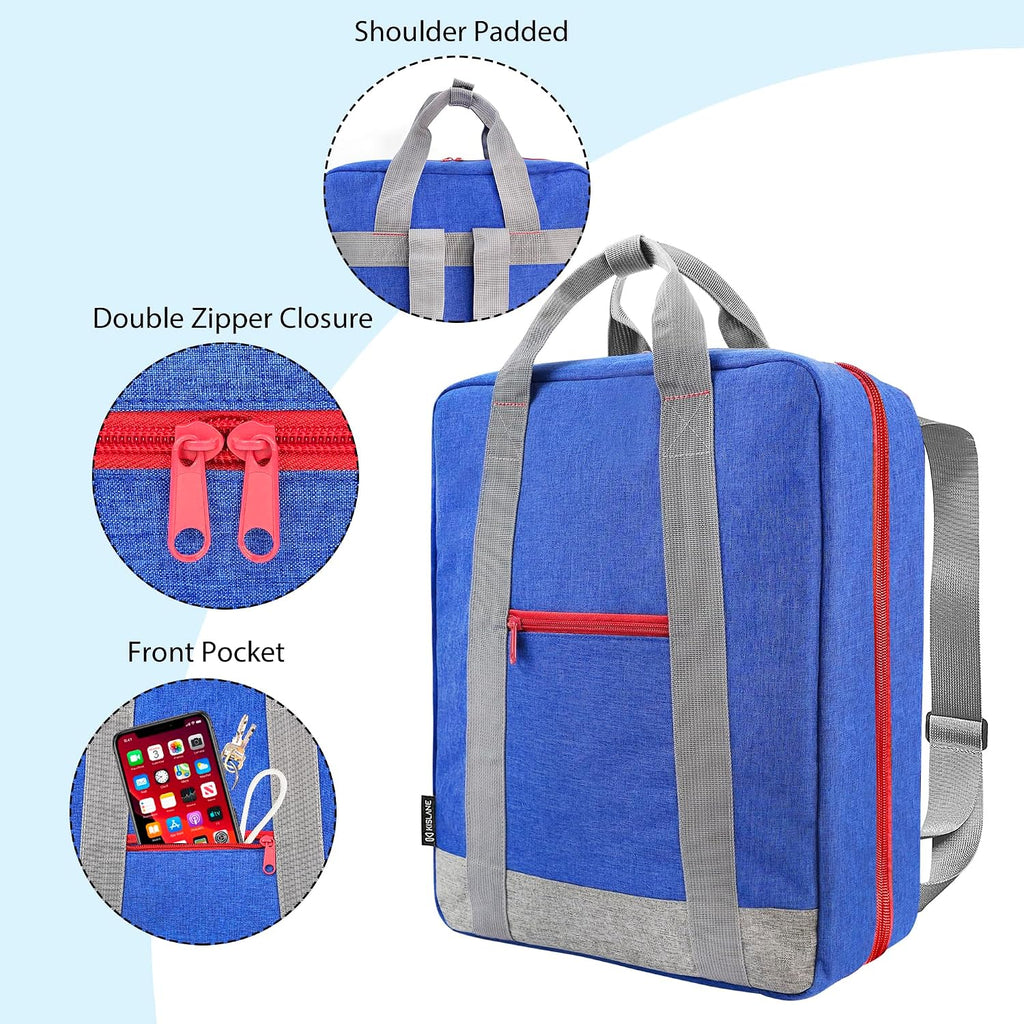 KISLANE Monster Trucks Storage Backpack - Versatile Carrying Case With Front Compartment and 2 Storage Pages for 36 Truc