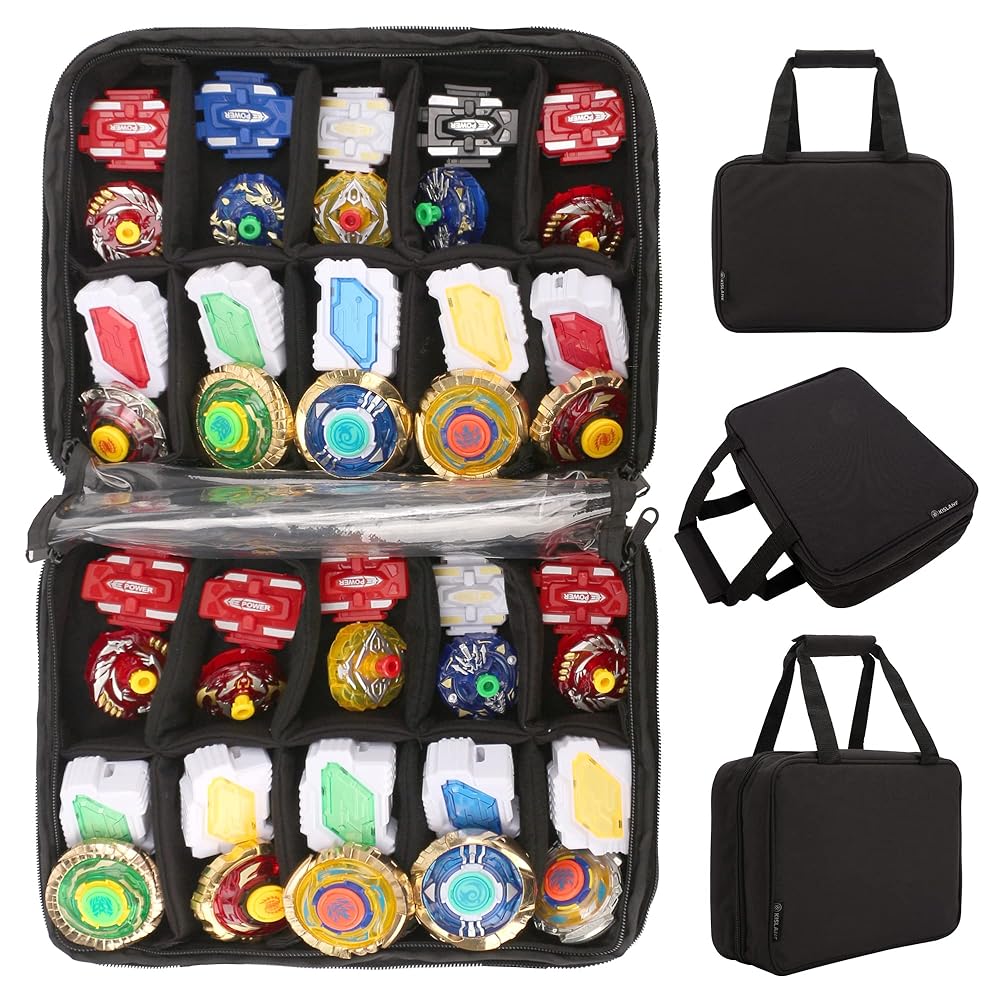 KISLANE Battle Spinner Carrying Case, 20 Slots Storage Bag